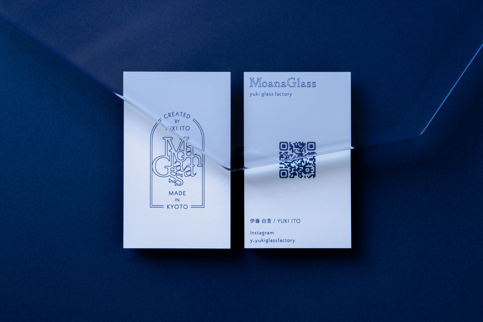 Moana Glass ｜ VI・名刺・ショップカード 